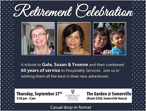 Retirement Celebration for Gale, Susan and Yvonne