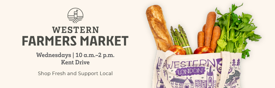 Visit Western Farmers Market on Kent Drive every Wednesday from 10 a.m. to 2 p.m..